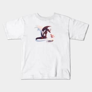 Dragon Ranboo and Michael Kids T-Shirt